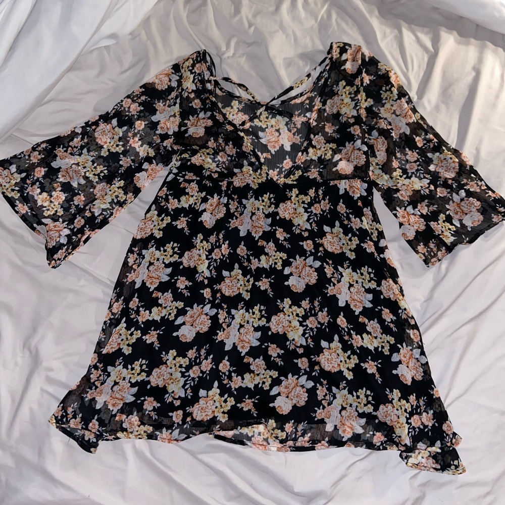 Flowy flower dress